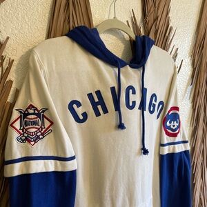 MLB 47 Chicago Cubs Women’s Jersey Hoodie M
